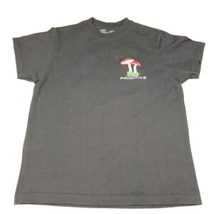 Primitive Skateboarding Mens Medium Black Mushroom Dreaming Is Free Graphic Tee